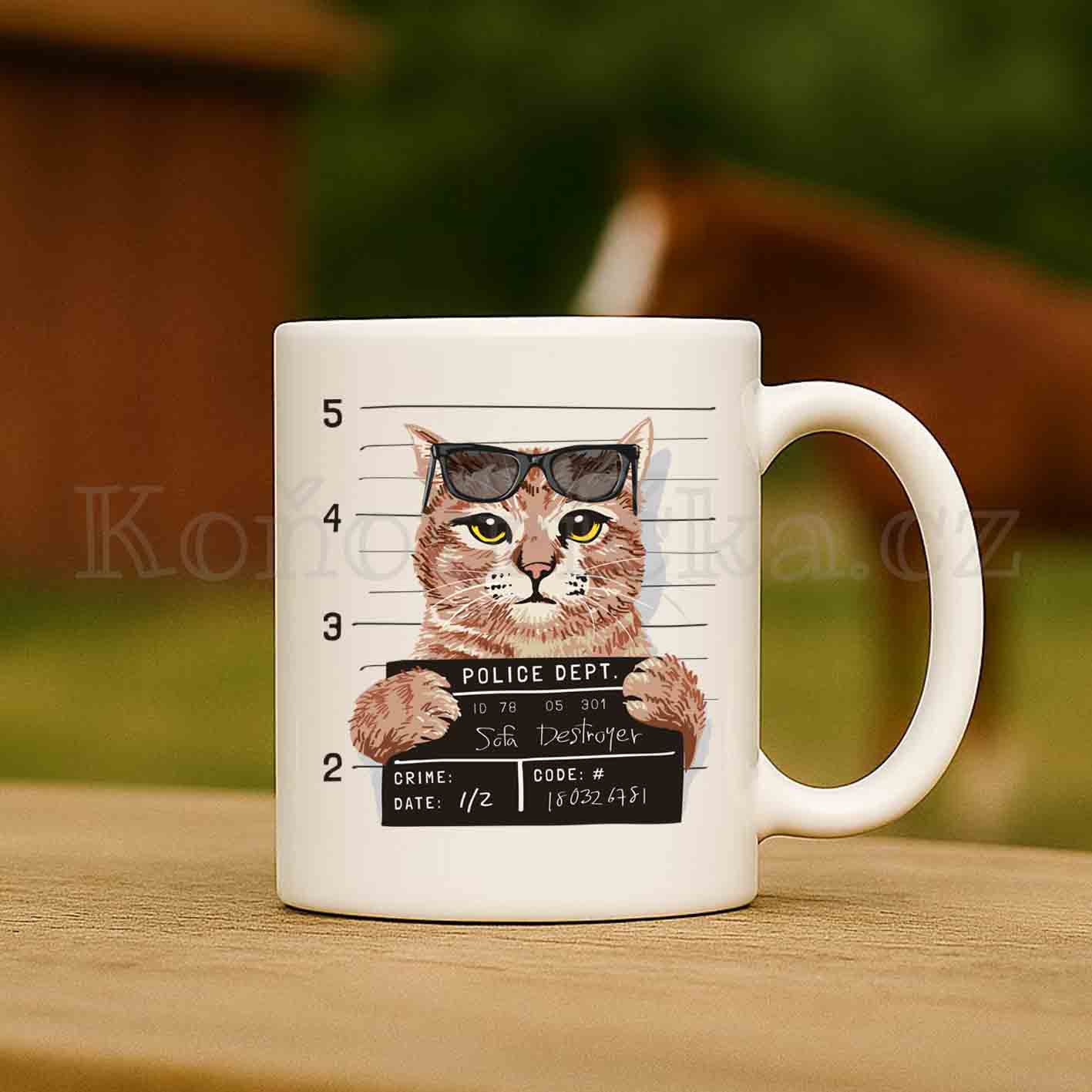 POLICE DEPT hrníček