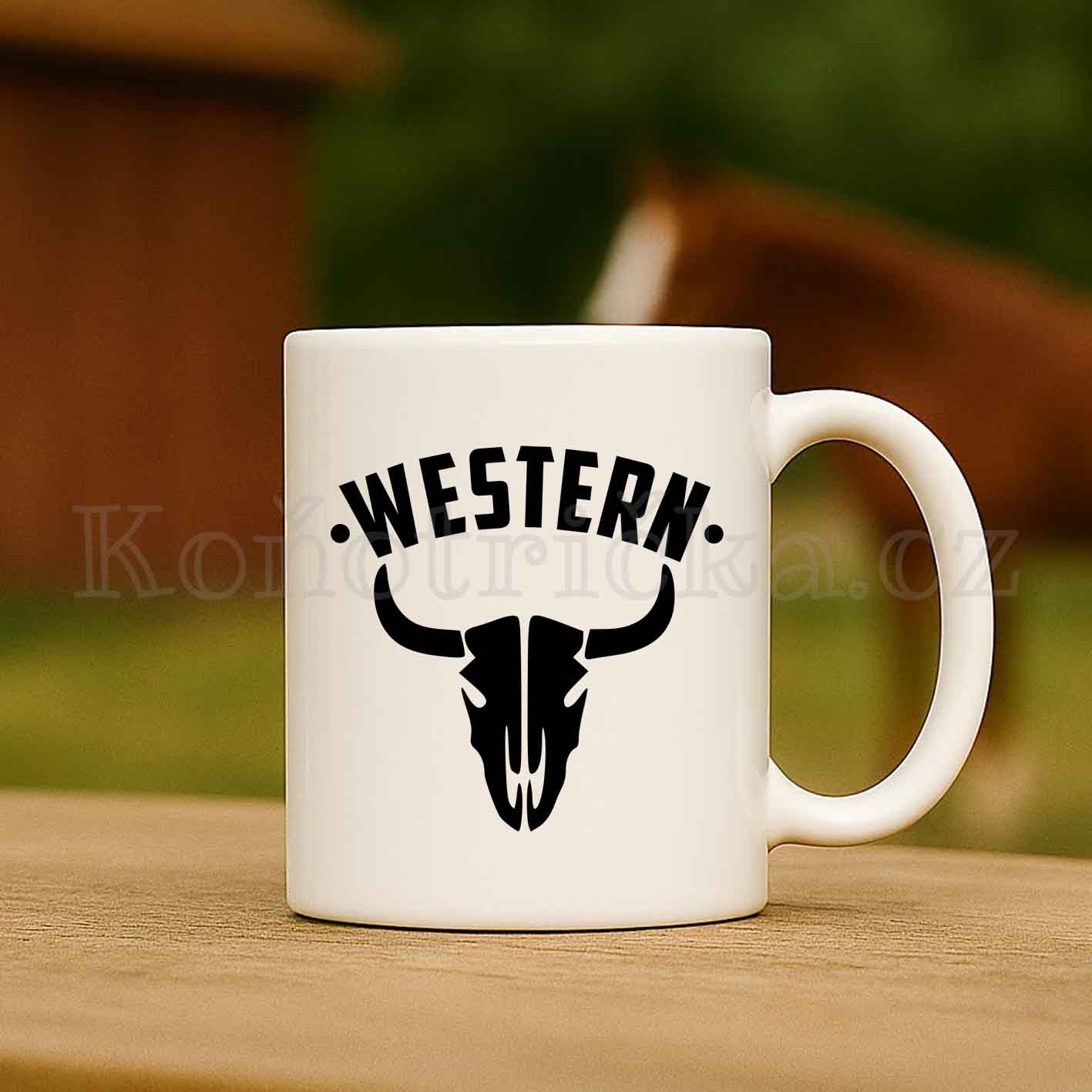 Keramický hrneček 330ml WESTERN