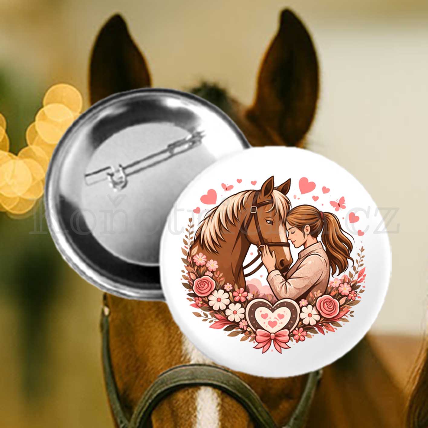 Placka/button LOVE LOVE