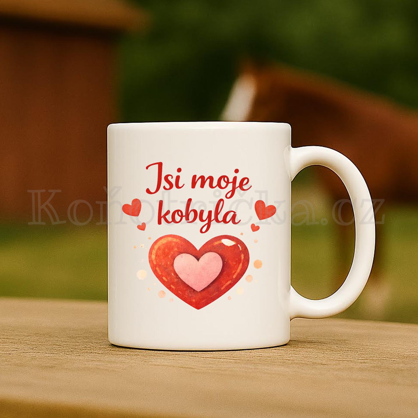Keramický hrneček 330ml JSI MOJE KOBYLA 