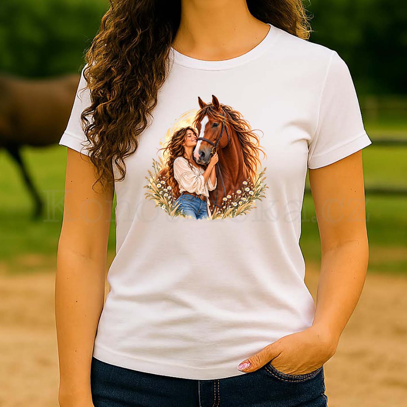 Premium Unisex tričko WILD HEARTS - Bílé